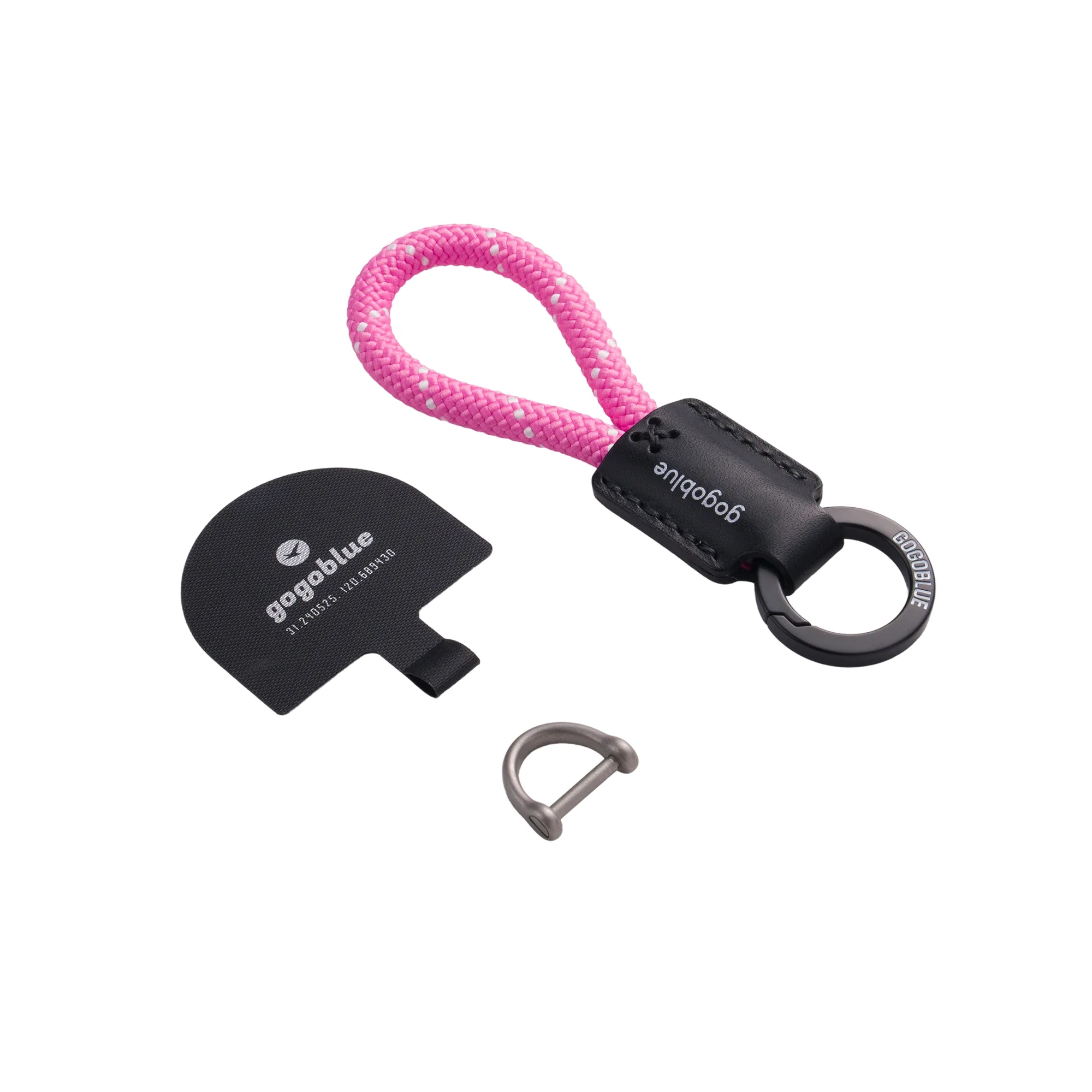 Braided Keychain Phone Strap with D-Ring Buckle thumbnail 30