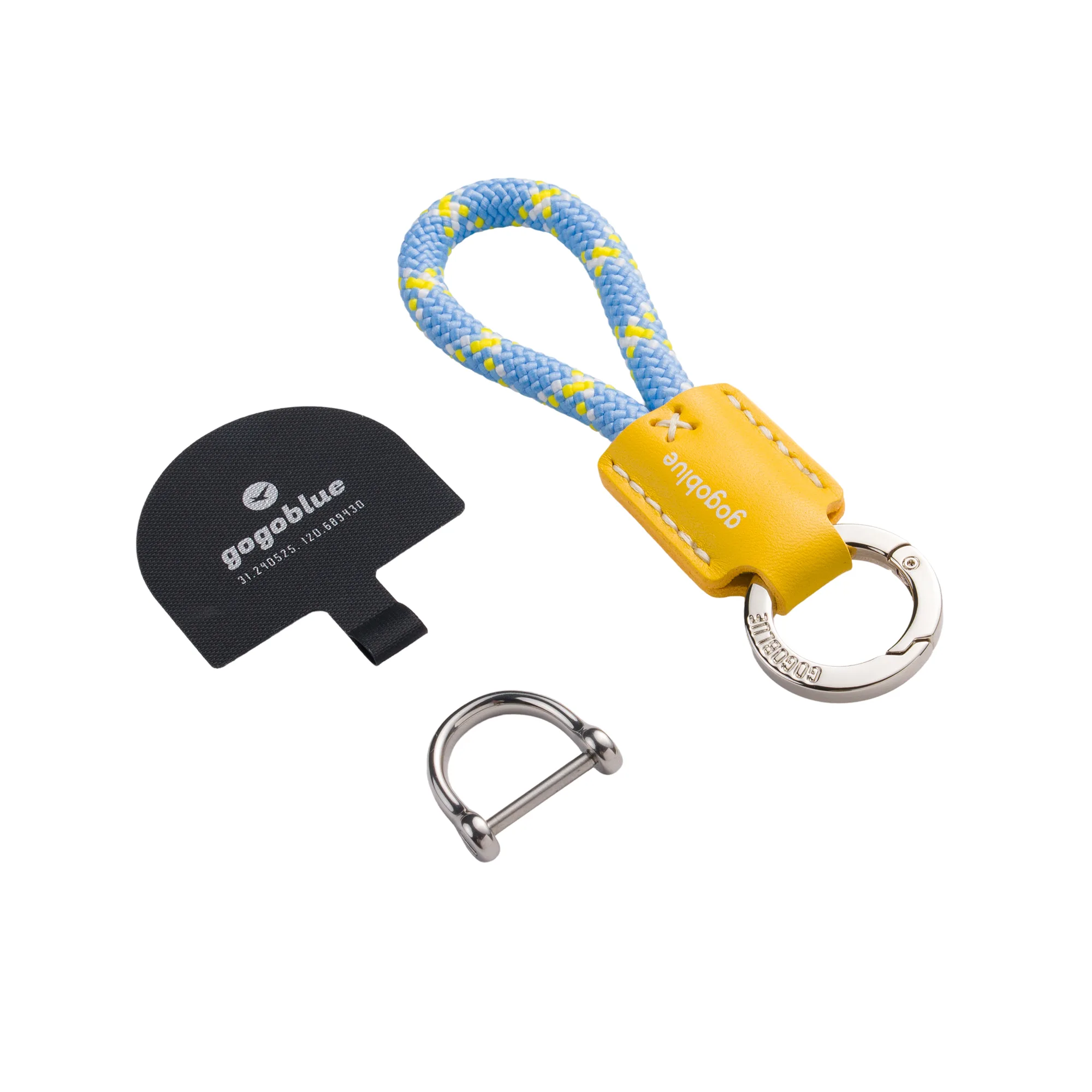 Braided Keychain Phone Strap with D-Ring Buckle thumbnail 38