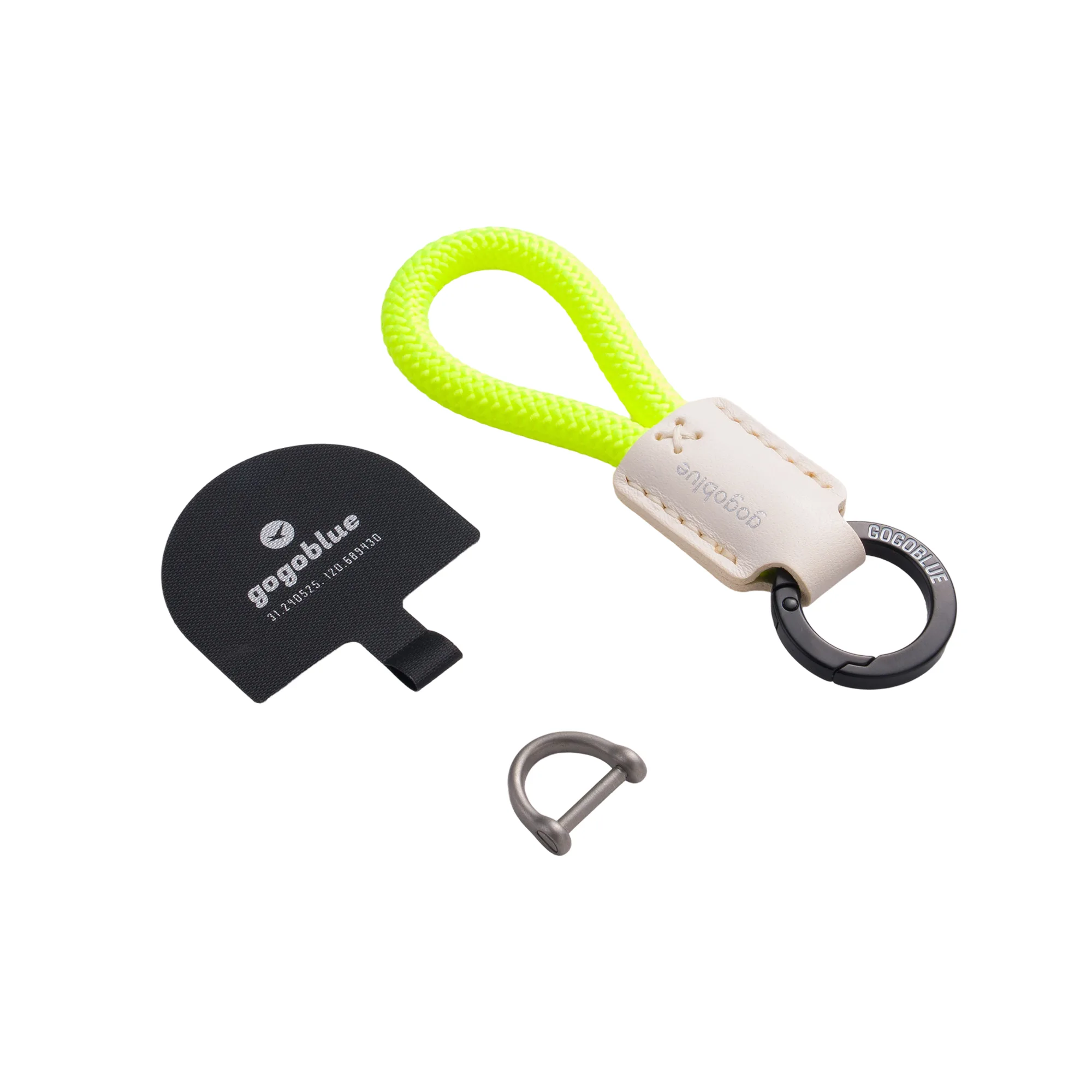 Braided Keychain Phone Strap with D-Ring Buckle thumbnail 23
