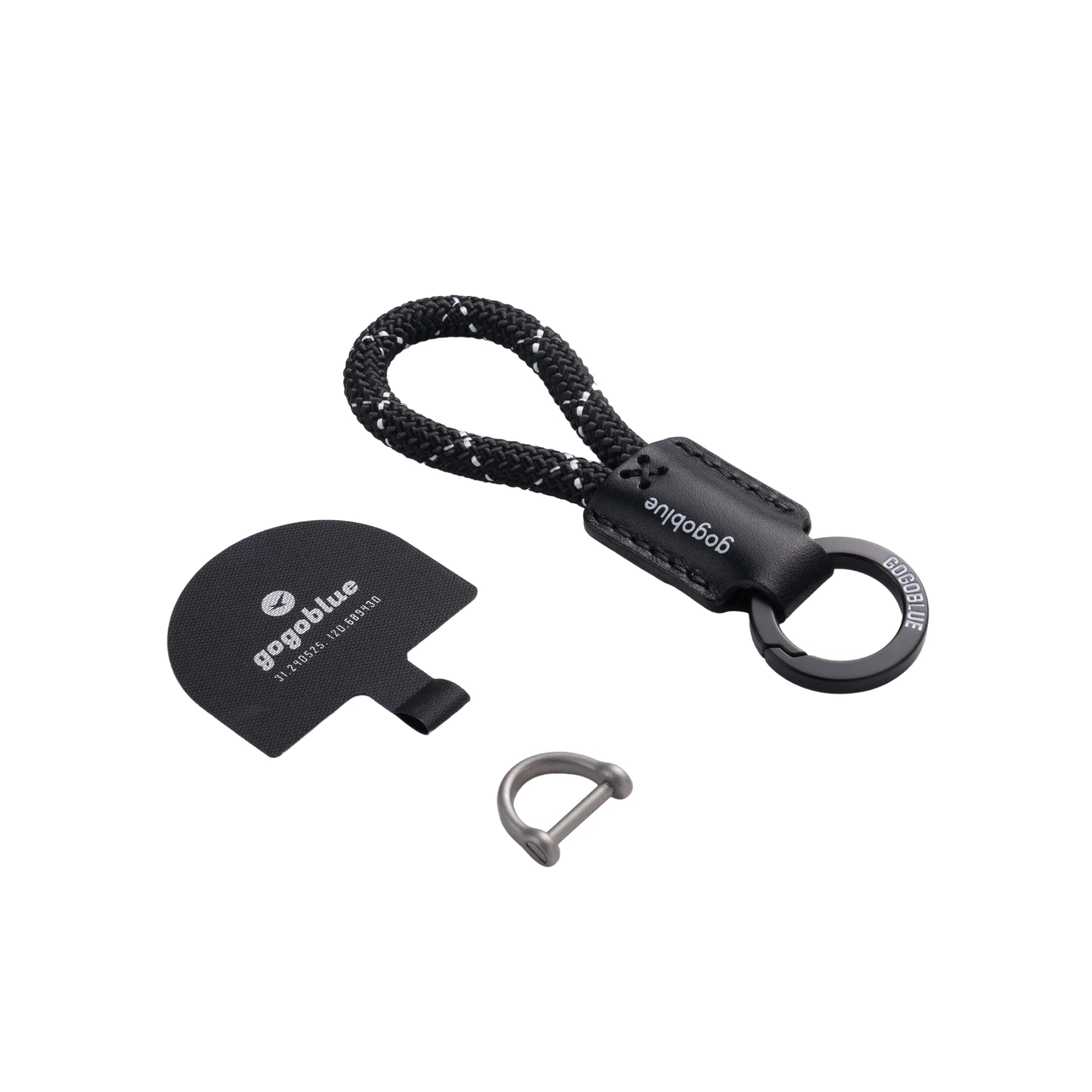 Braided Keychain Phone Strap with D-Ring Buckle thumbnail 14