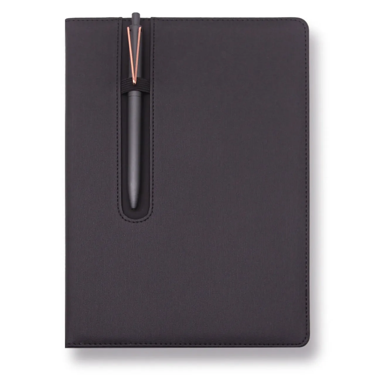 B5 PU Hardcover Notebook with Pen Slot