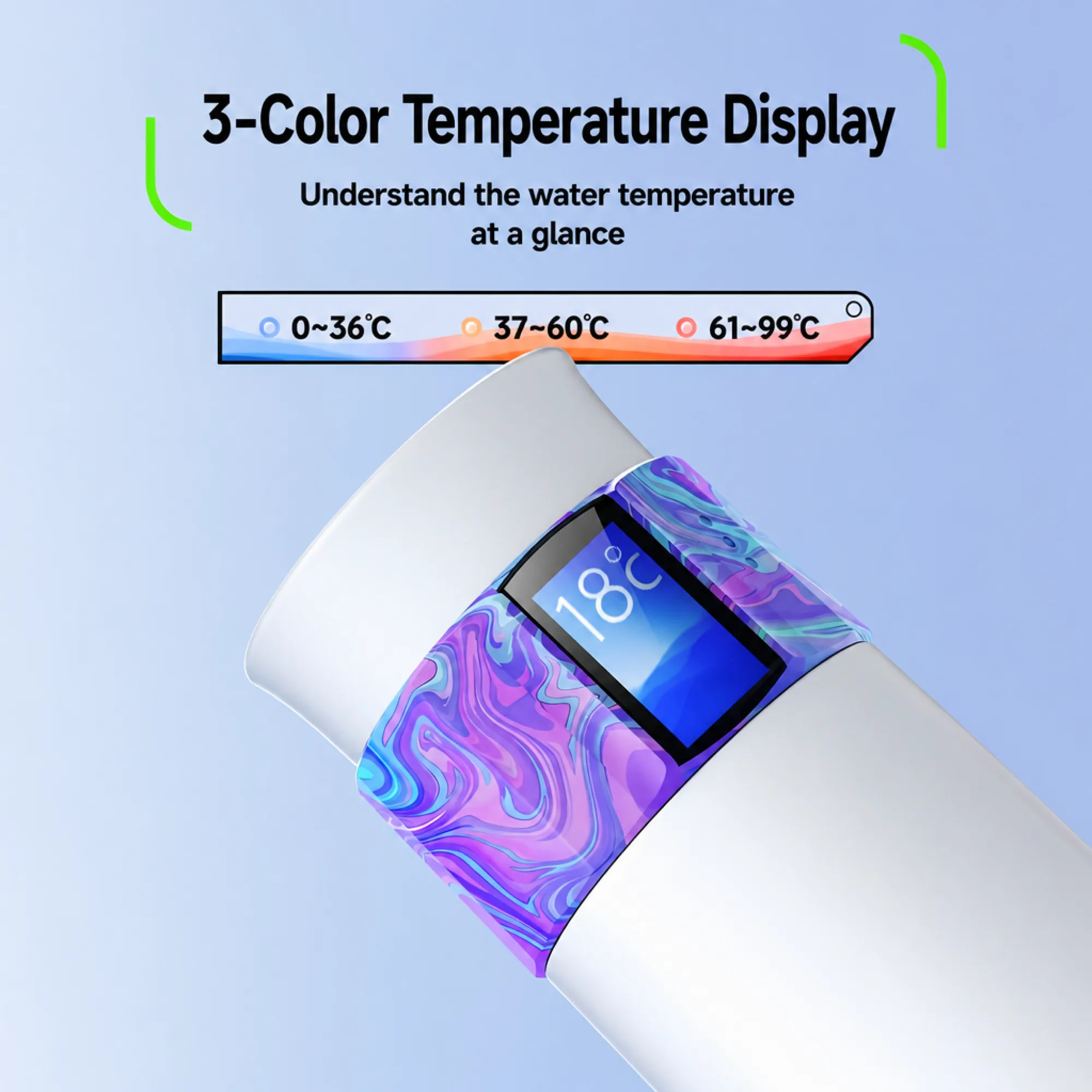 Smart Insulated Travel Mug with Temperature Display thumbnail 6
