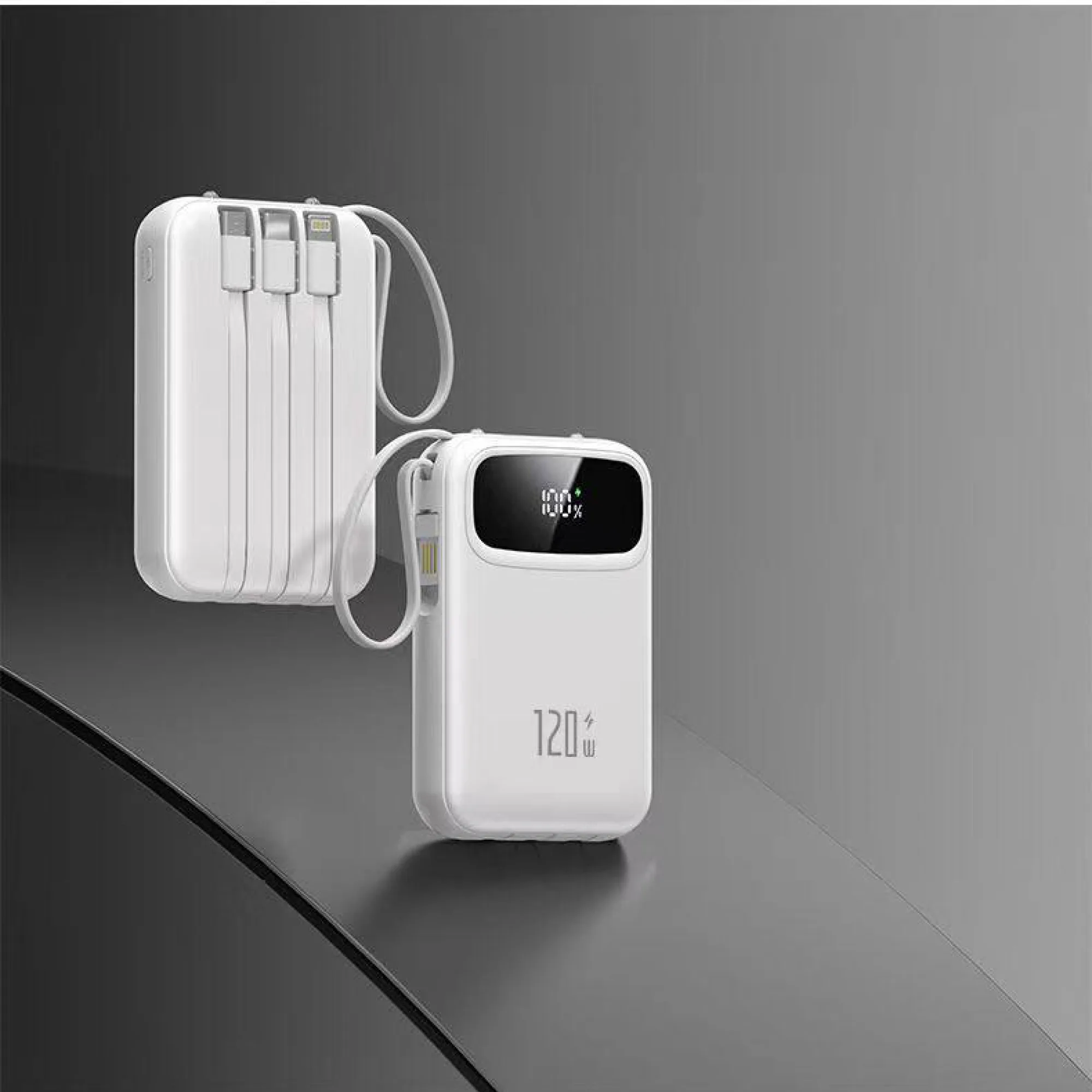 Portable Power Bank with Built-in Cables, 10000mAh/20000mAh thumbnail 10