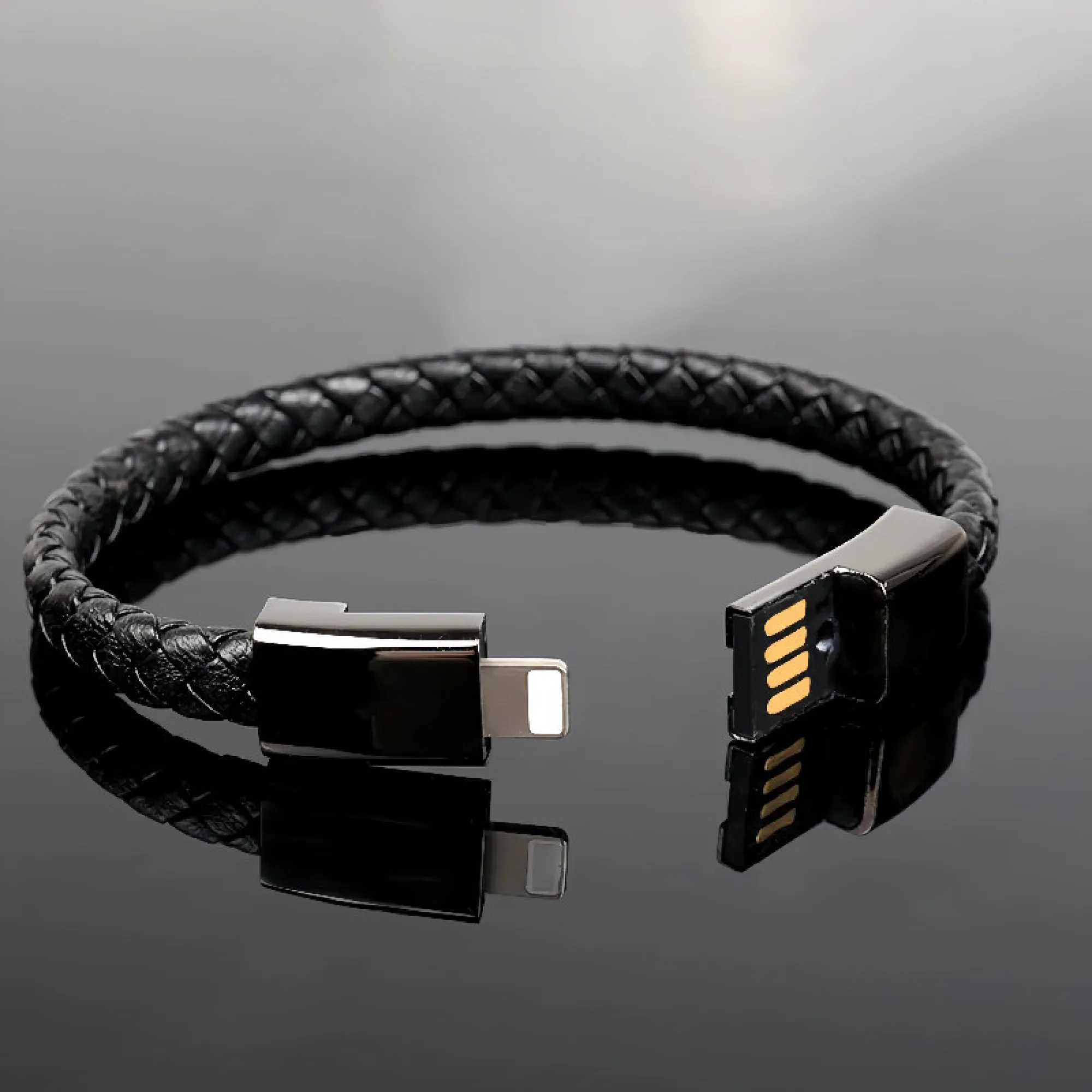 Bracelet Data Cable with Charging Function, Small and Large Sizes, Multiple Connector Options
