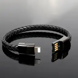 Bracelet Data Cable with Charging Function, Small and Large Sizes, Multiple Connector Options thumbnail 4