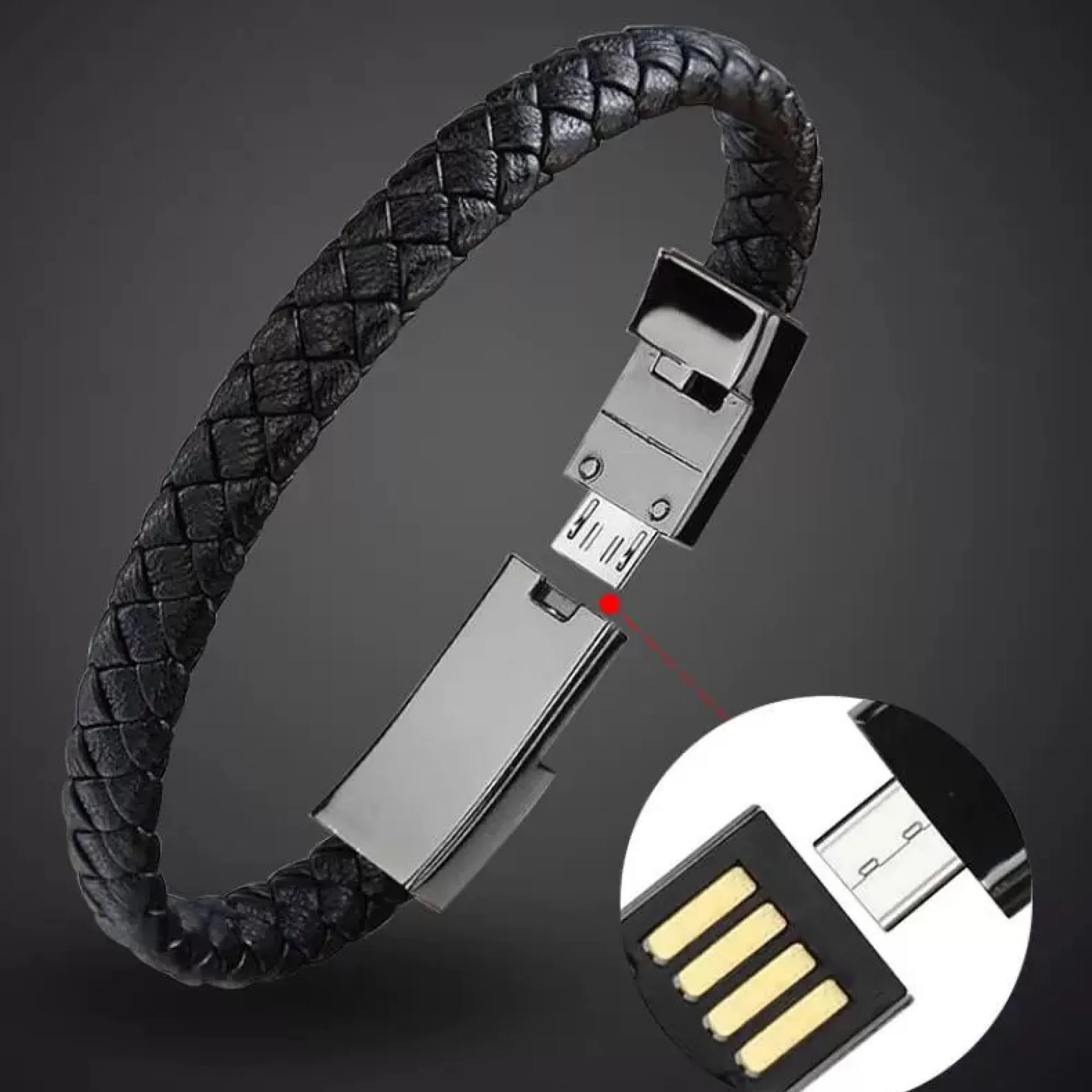 Bracelet Data Cable with Charging Function, Small and Large Sizes, Multiple Connector Options thumbnail 7