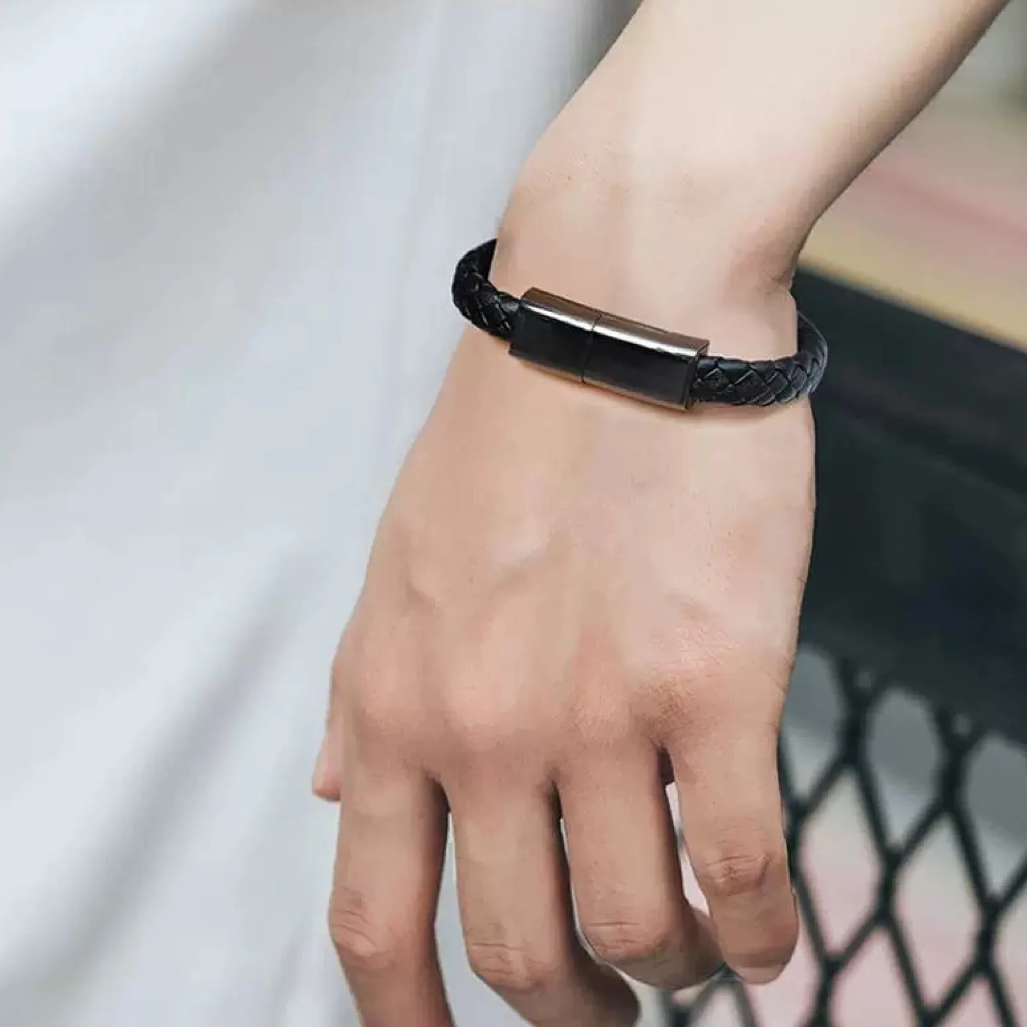 Bracelet Data Cable with Charging Function, Small and Large Sizes, Multiple Connector Options thumbnail 6