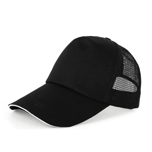 Adjustable Baseball Cap with Breathable Mesh or Cotton Options — alternate view 1