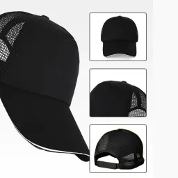 Adjustable Baseball Cap with Breathable Mesh or Cotton Options thumbnail 4