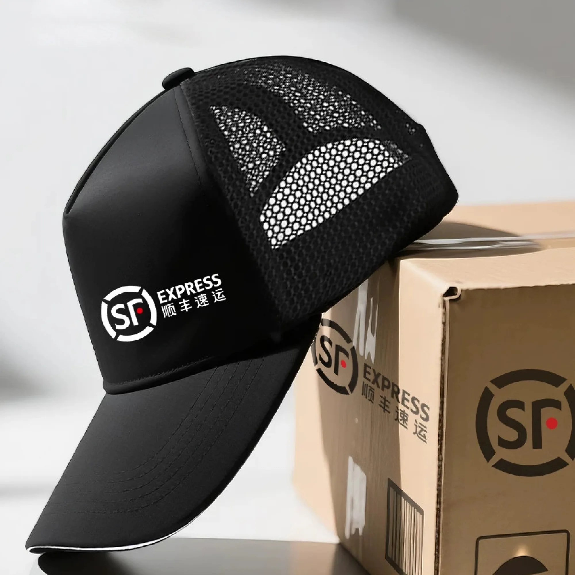 Adjustable Baseball Cap with Breathable Mesh or Cotton Options — View 1
