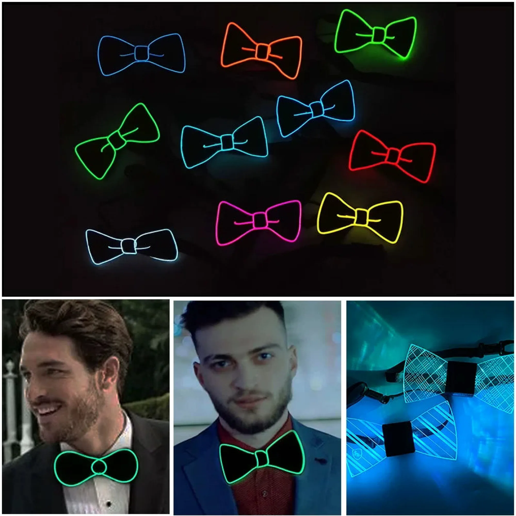LED Light-Up Bow Tie thumbnail 8