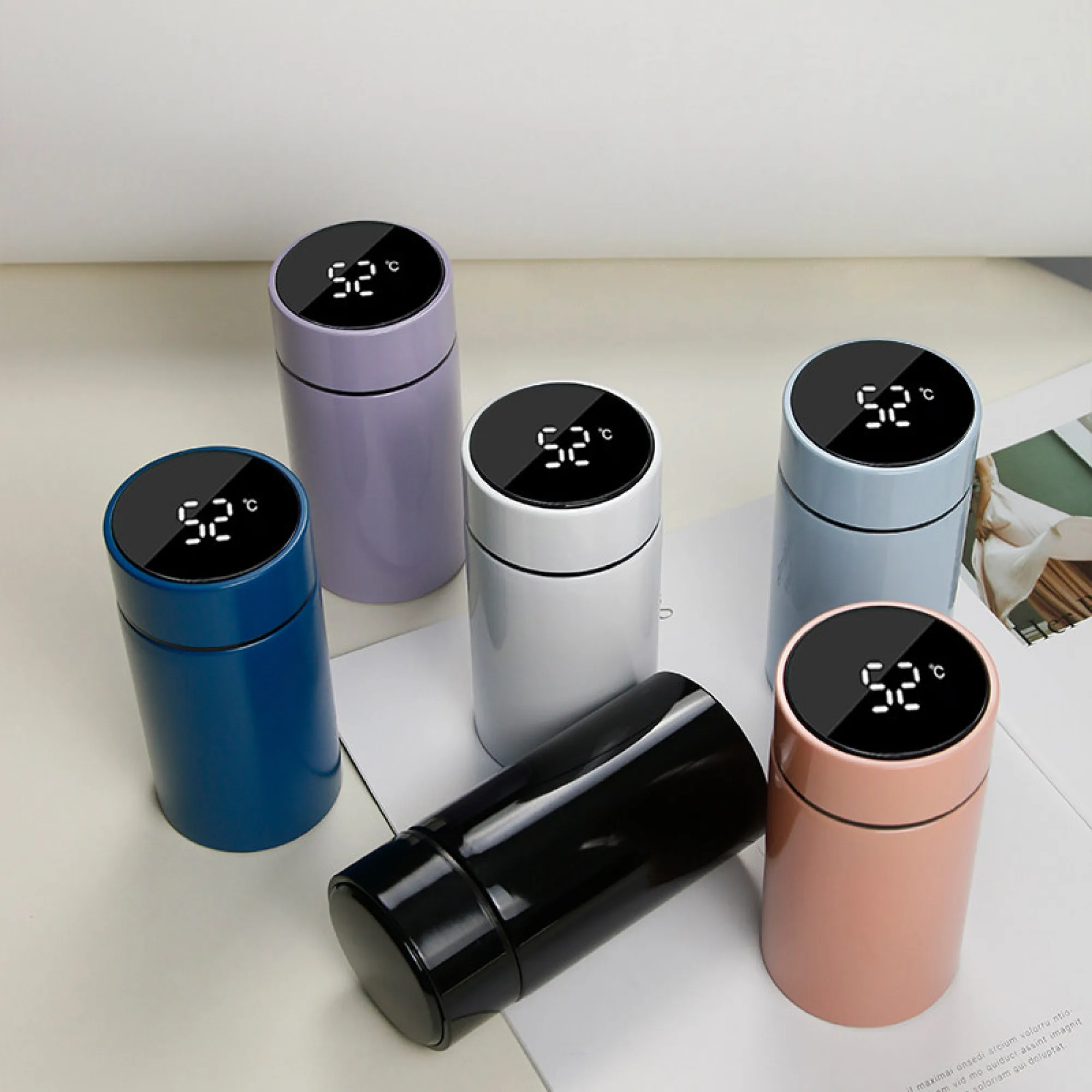 Stainless Steel Vacuum Insulated Cup 200 ml with Temperature Display Option thumbnail 2