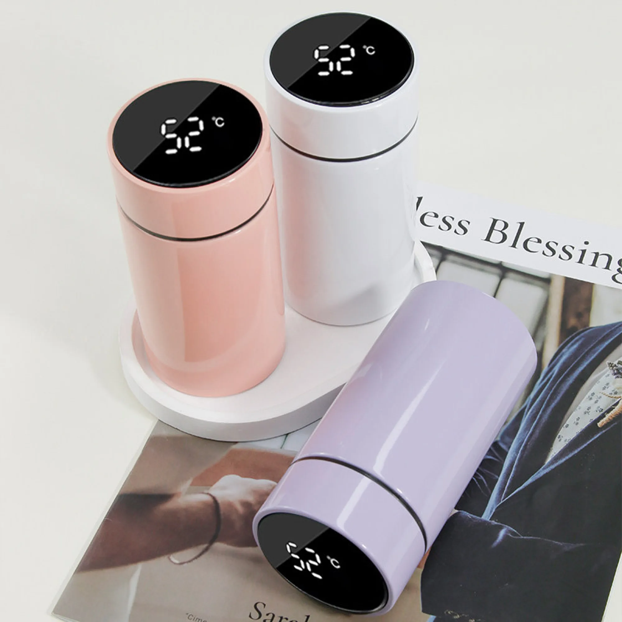 Stainless Steel Vacuum Insulated Cup 200 ml with Temperature Display Option thumbnail 4
