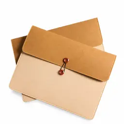 Felt Document Bag with Flap Closure thumbnail 1