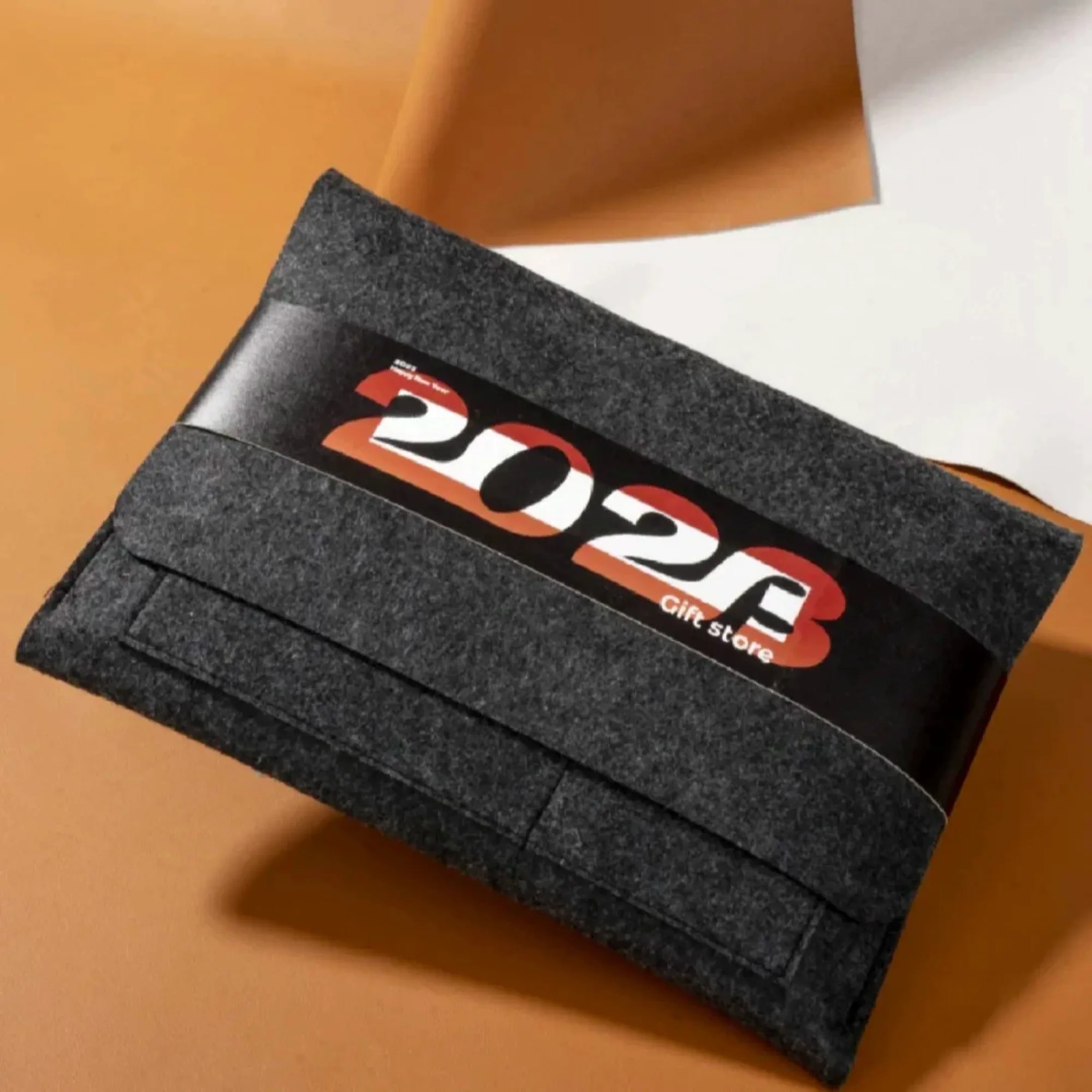 Felt Document Bag with Flap Closure thumbnail 8
