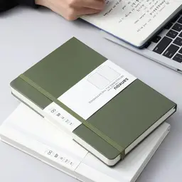 A5 PU Leather Hardcover Notebook with Lined, Dotted, or Blank Pages thumbnail 5
