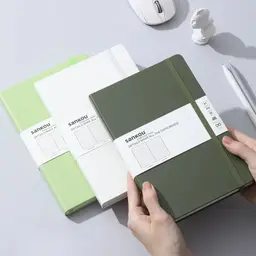 A5 PU Leather Hardcover Notebook with Lined, Dotted, or Blank Pages thumbnail 2