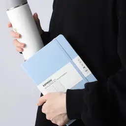A5 PU Leather Hardcover Notebook with Lined, Dotted, or Blank Pages thumbnail 6