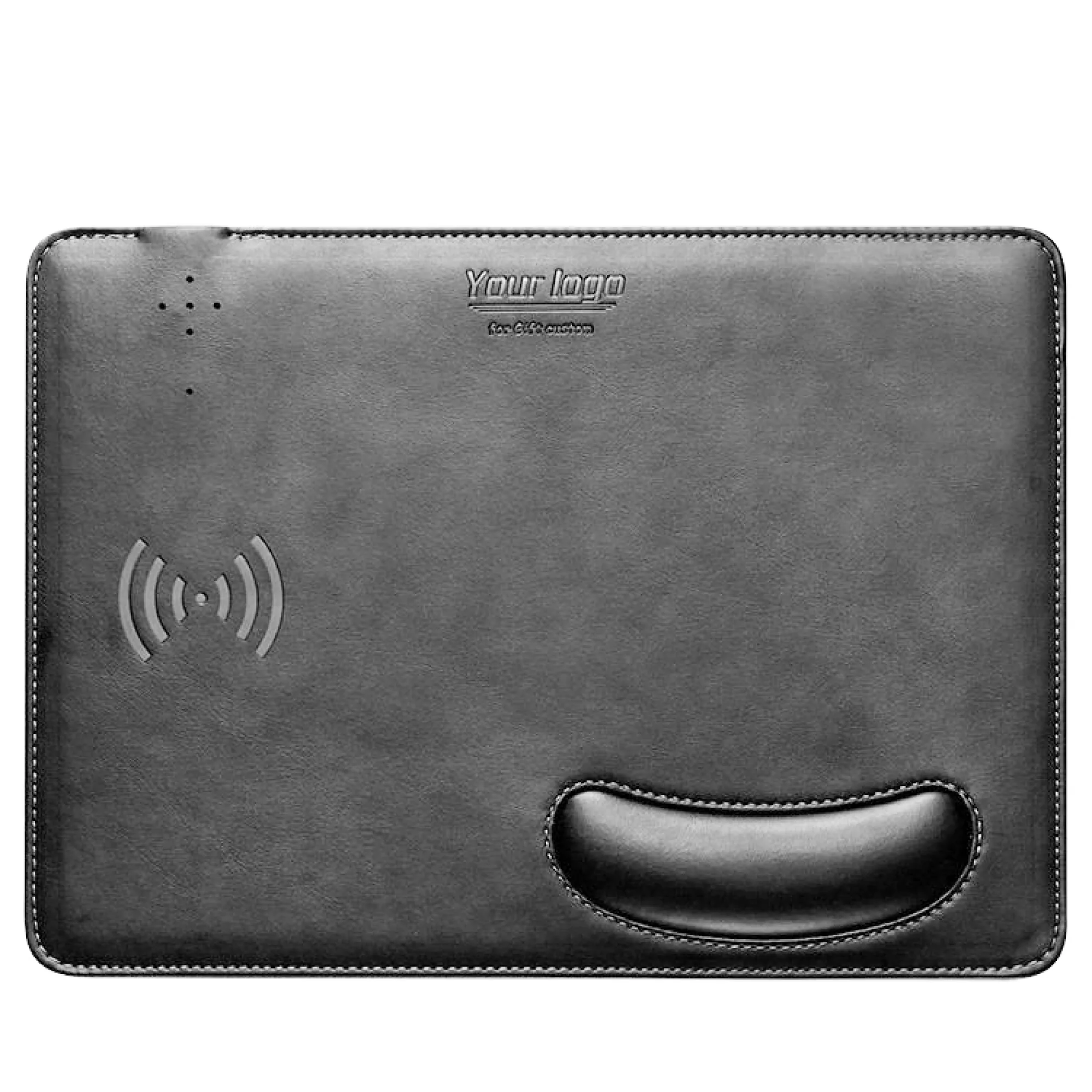 PU Leather Mouse Pad with Wrist Rest thumbnail 5