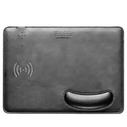 PU Leather Mouse Pad with Wrist Rest thumbnail 5