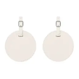 Round PU Leather Luggage Tag with Transparent Window thumbnail 13