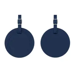 Round PU Leather Luggage Tag with Transparent Window thumbnail 14