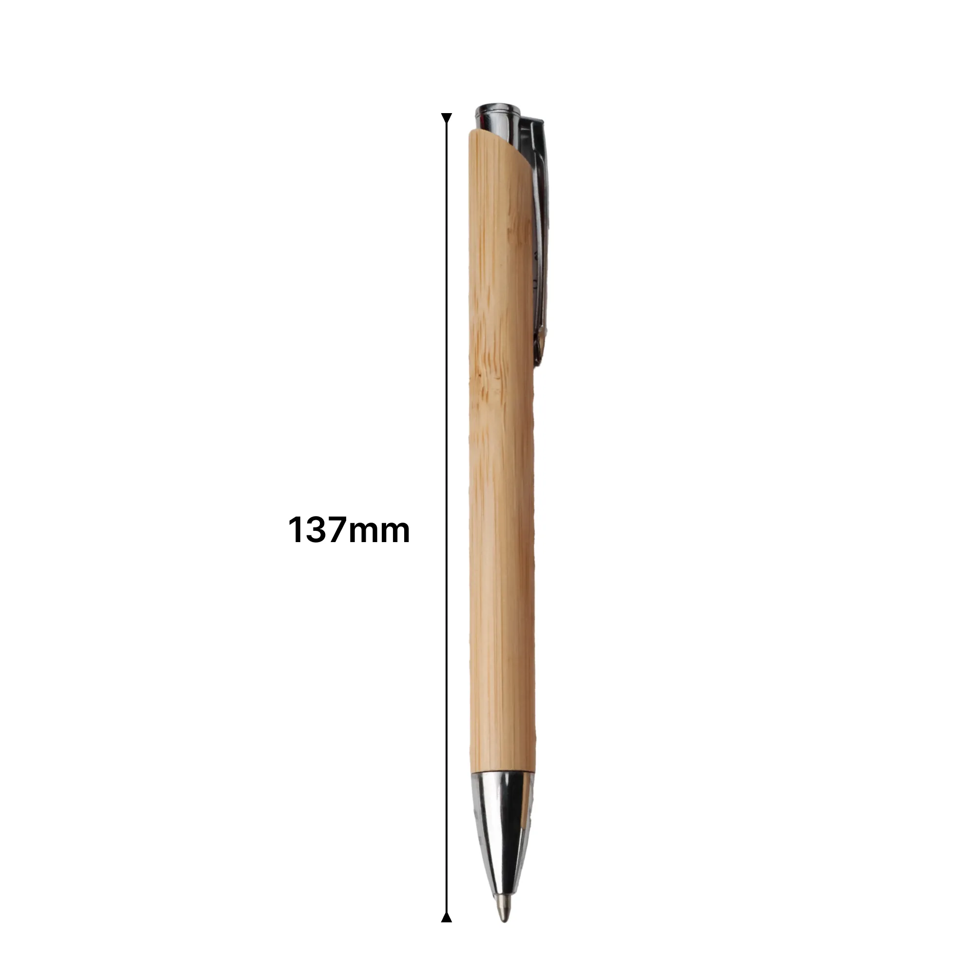 Push-Button Ballpoint Pen with Bamboo Barrel thumbnail 7