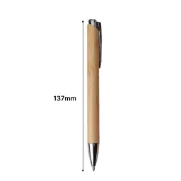 Push-Button Ballpoint Pen with Bamboo Barrel thumbnail 7