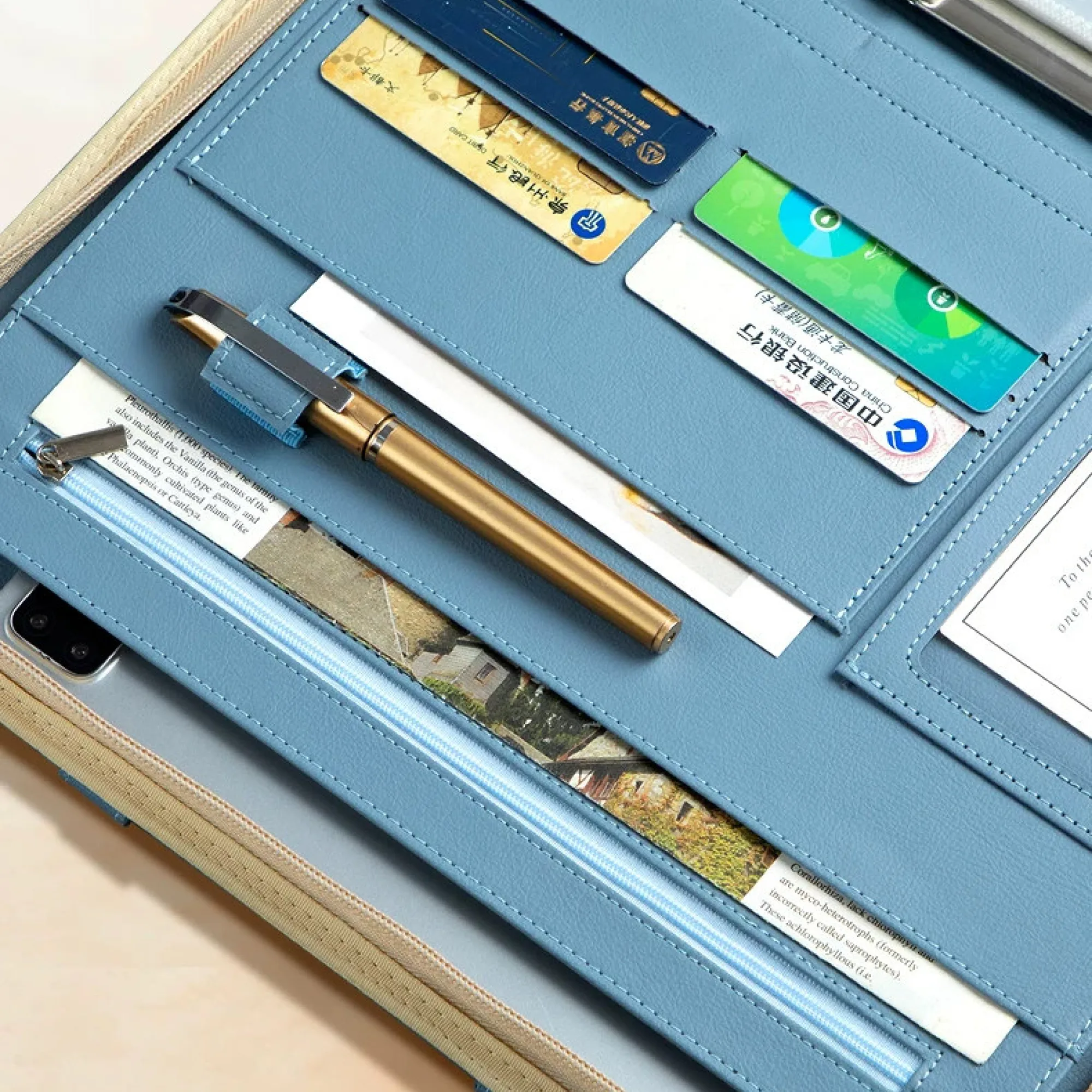 A4 Loose-leaf Folder with Zipper Closure thumbnail 6
