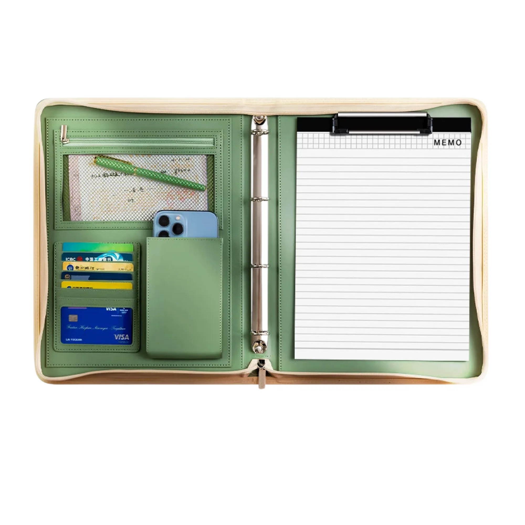 A4 Loose-leaf Folder with Zipper Closure thumbnail 7