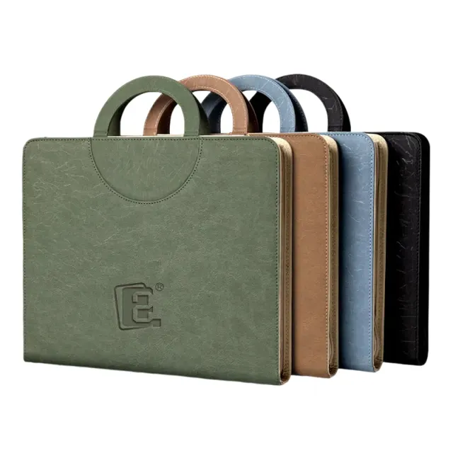 A4 Loose-leaf Folder with Zipper Closure