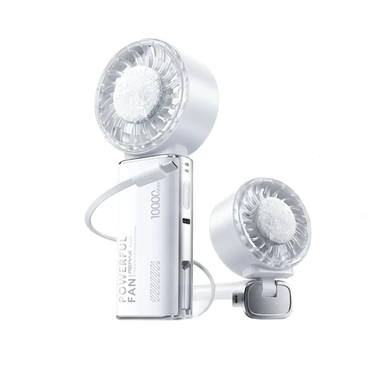 REMAX SF28 Series 10000mAh Handheld/Desktop/Neck-Hanging Fan — alternate view 1