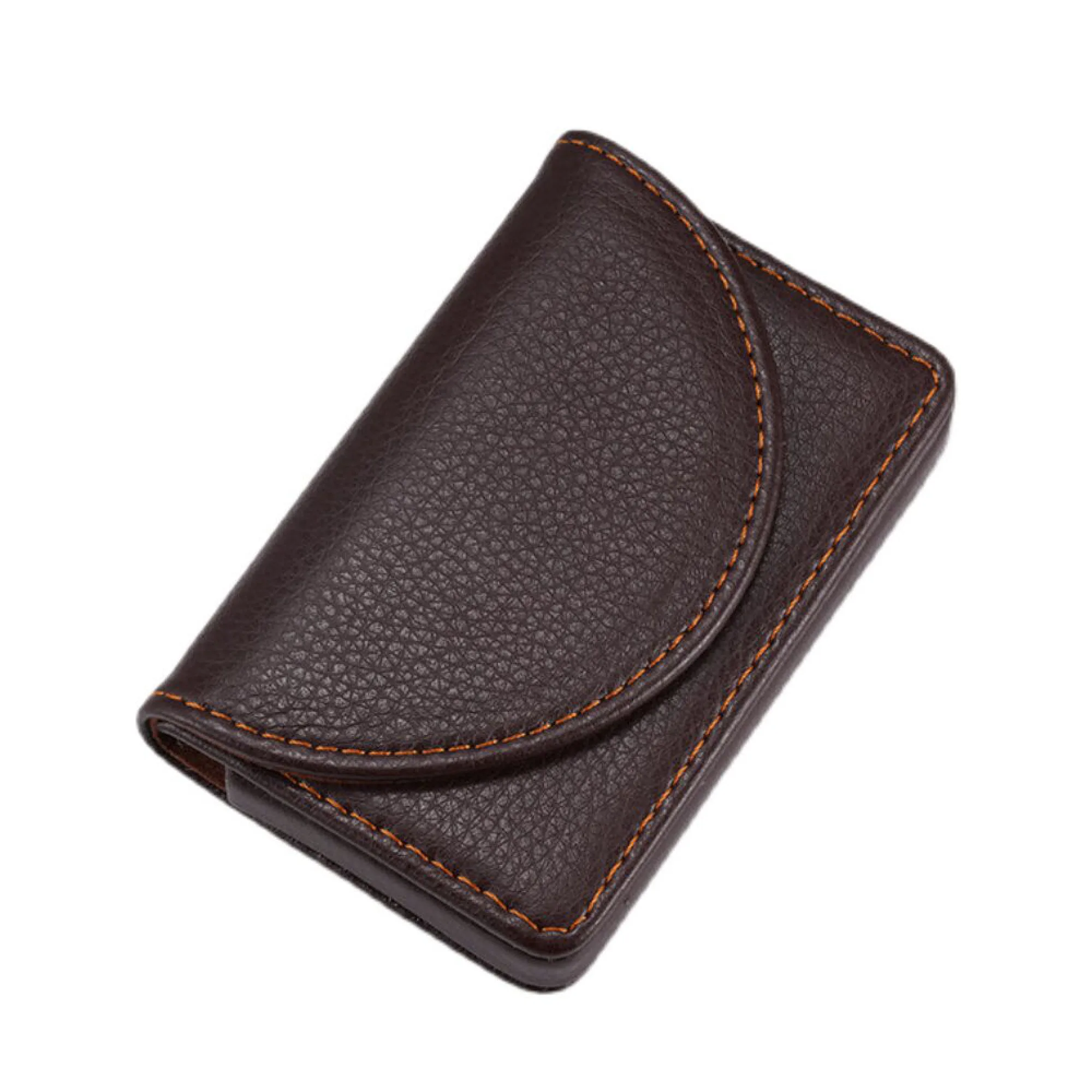 PU Leather Business Card Holder with Magnetic Closure