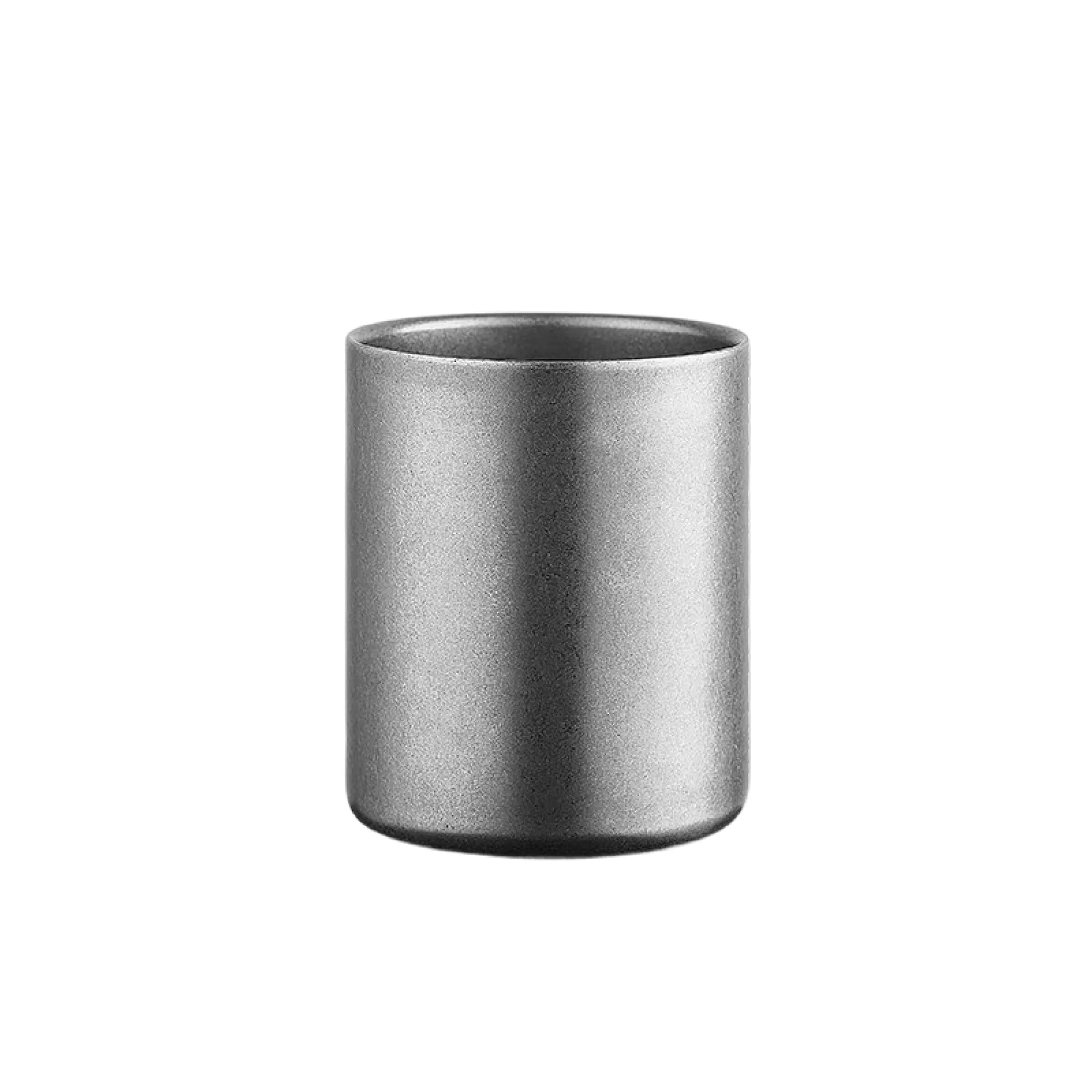 Retro Silver Stainless Steel Double-Wall Mug / Single-Wall Cold Drink Cup thumbnail 7
