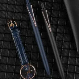 Press-Type Retractable Ballpoint Pen with Metal Clip, Model V1 thumbnail 2