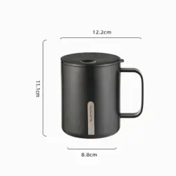 Fuguang 316 Stainless Steel Insulated Mug with Lid and Spoon, 400ml thumbnail 9