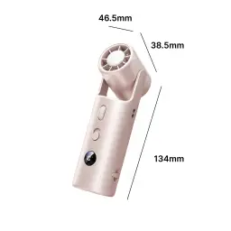 Neck-Mounted Handheld Cooling Mini Fan with Temperature Control thumbnail 6
