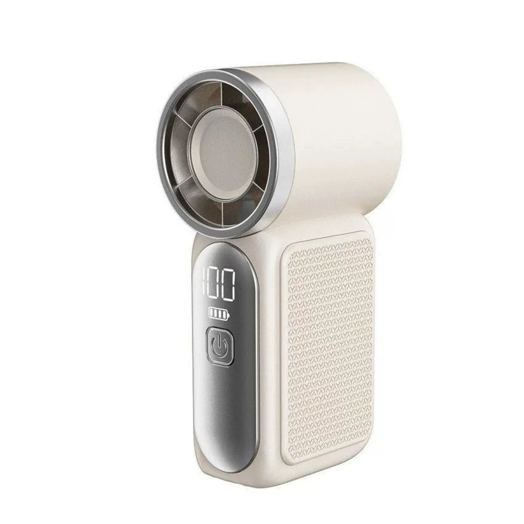 Mini Handheld Rotary Fan with LED Display and Type-C Charging — View 1
