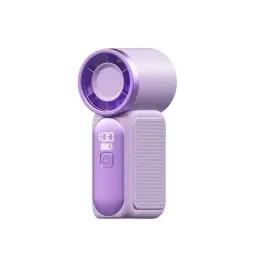 Mini Handheld Rotary Fan with LED Display and Type-C Charging thumbnail 10