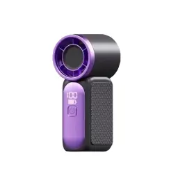 Mini Handheld Rotary Fan with LED Display and Type-C Charging thumbnail 8