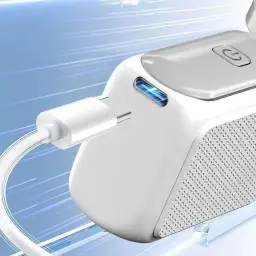 Mini Handheld Rotary Fan with LED Display and Type-C Charging thumbnail 3