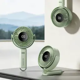 Airmate FREE8 Handheld Foldable Wall-Mounted USB Rechargeable Fan thumbnail 3