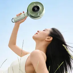Airmate FREE8 Handheld Foldable Wall-Mounted USB Rechargeable Fan thumbnail 4