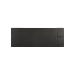 15W Wireless Charging Mouse Pad with PU Leather Surface thumbnail 11