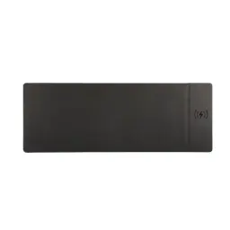 15W Wireless Charging Mouse Pad with PU Leather Surface thumbnail 1