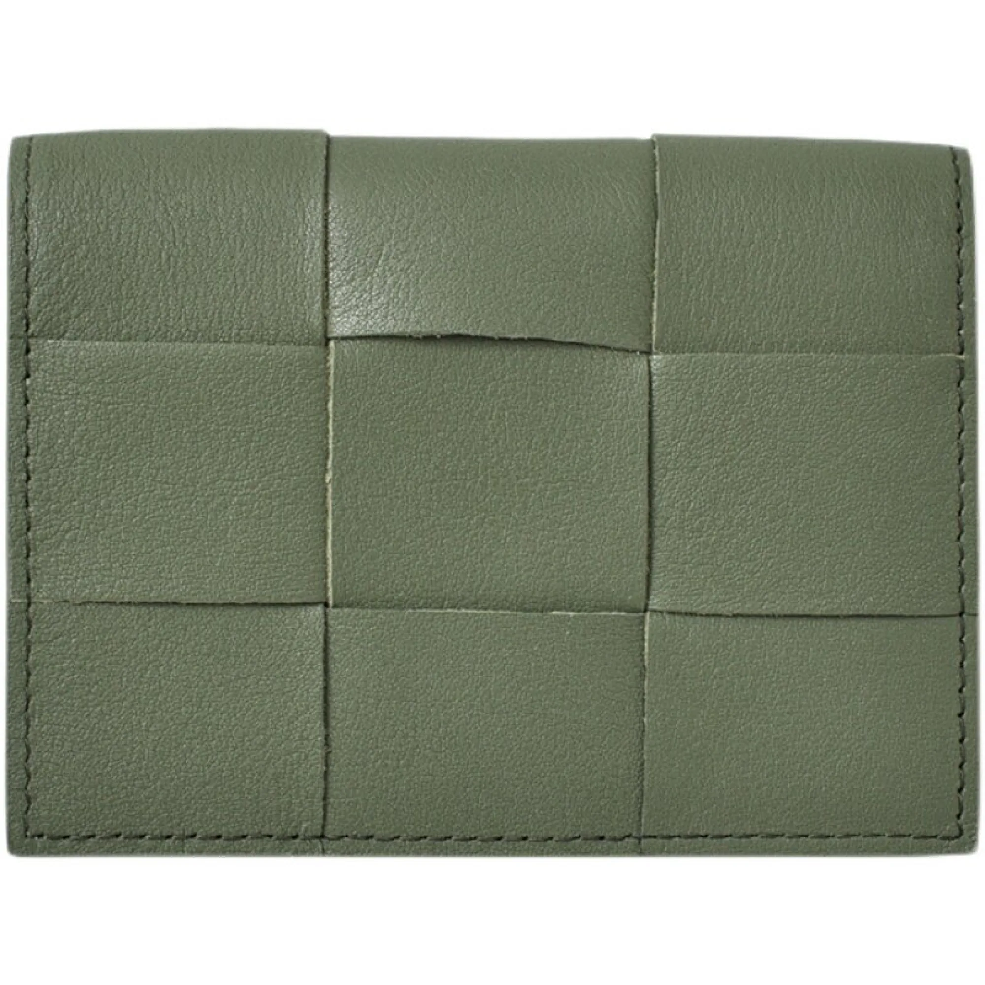 Genuine Leather Woven Business Card Holder thumbnail 5