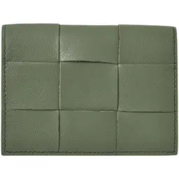 Genuine Leather Woven Business Card Holder thumbnail 5
