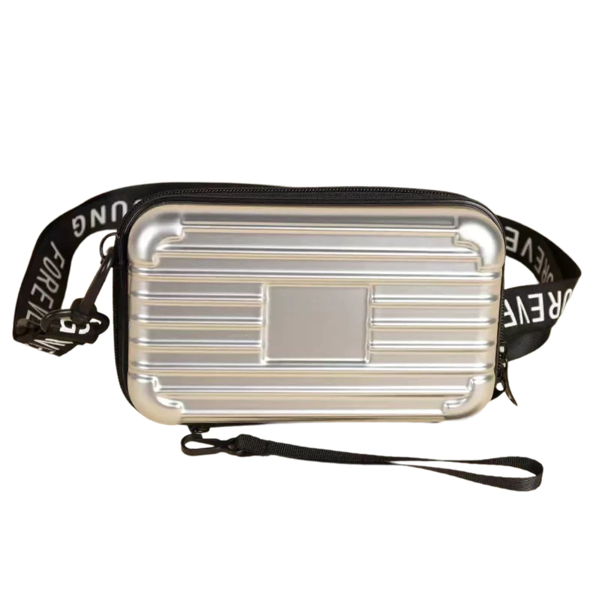 Hard-Shell Cosmetic Bag with Shoulder Strap thumbnail 8