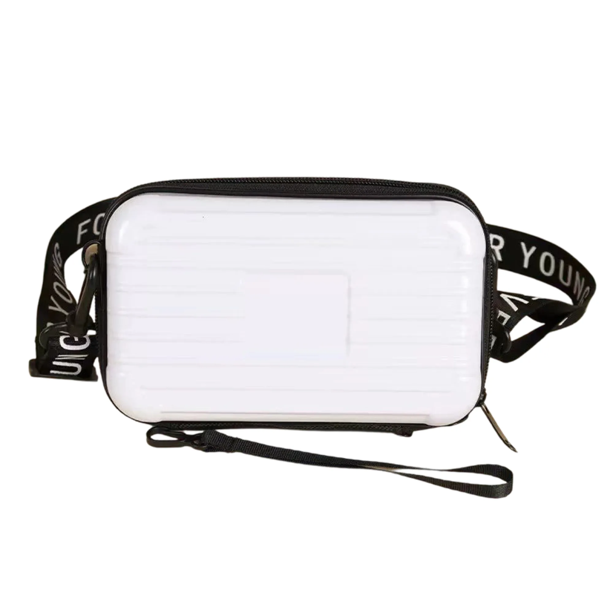 Hard-Shell Cosmetic Bag with Shoulder Strap thumbnail 7