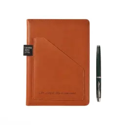Pocket-Size PU Hardcover Notebook, A5, Ruled, 100 gsm Paper, 5 Colors thumbnail 8